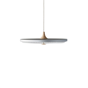 Le Klint Soleil - Small Ø35 / Silver Cloud / Lys eg - Standard ( plast ) skærm